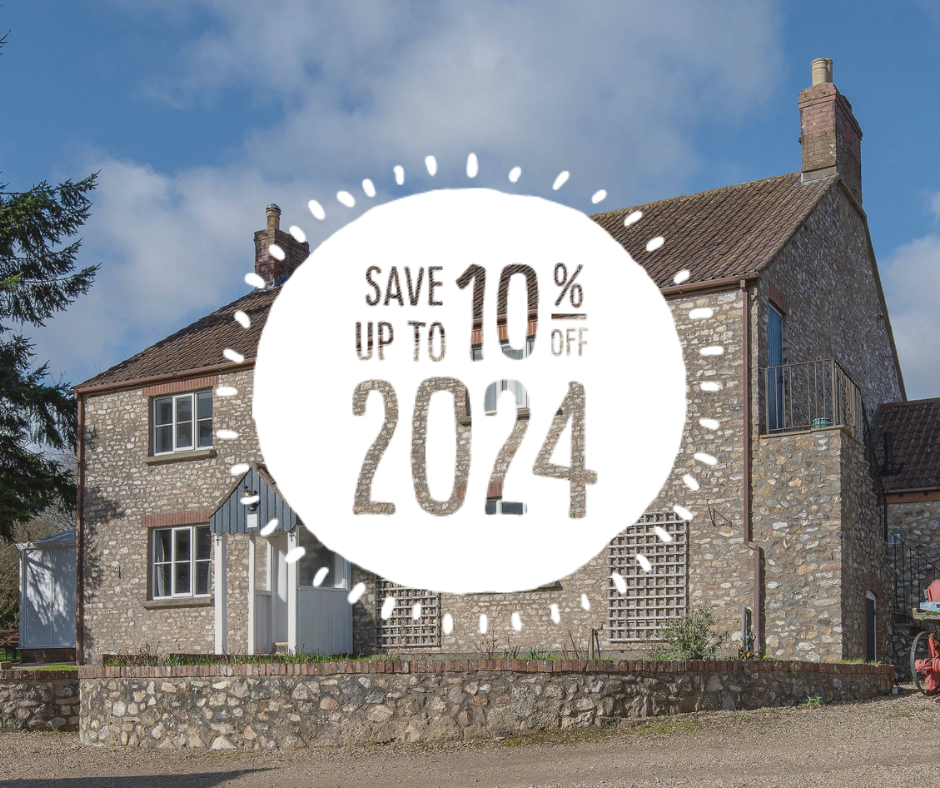 Book early for 2024 and save 10% - bookings made until 10/12/23